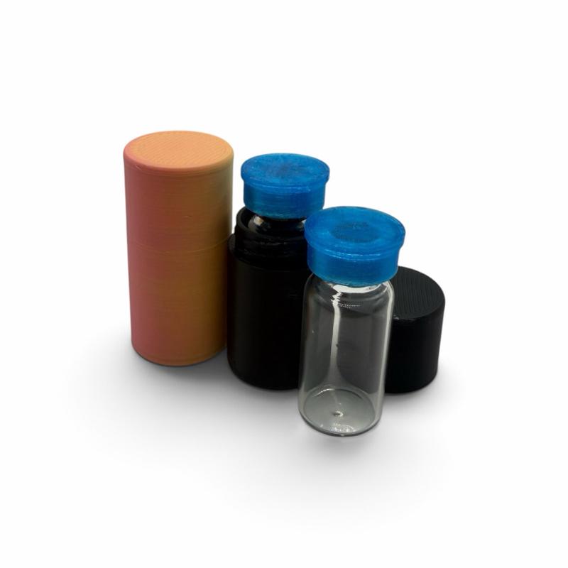 Twist Peptide Container multiple Colors available 3ml peptide storage container