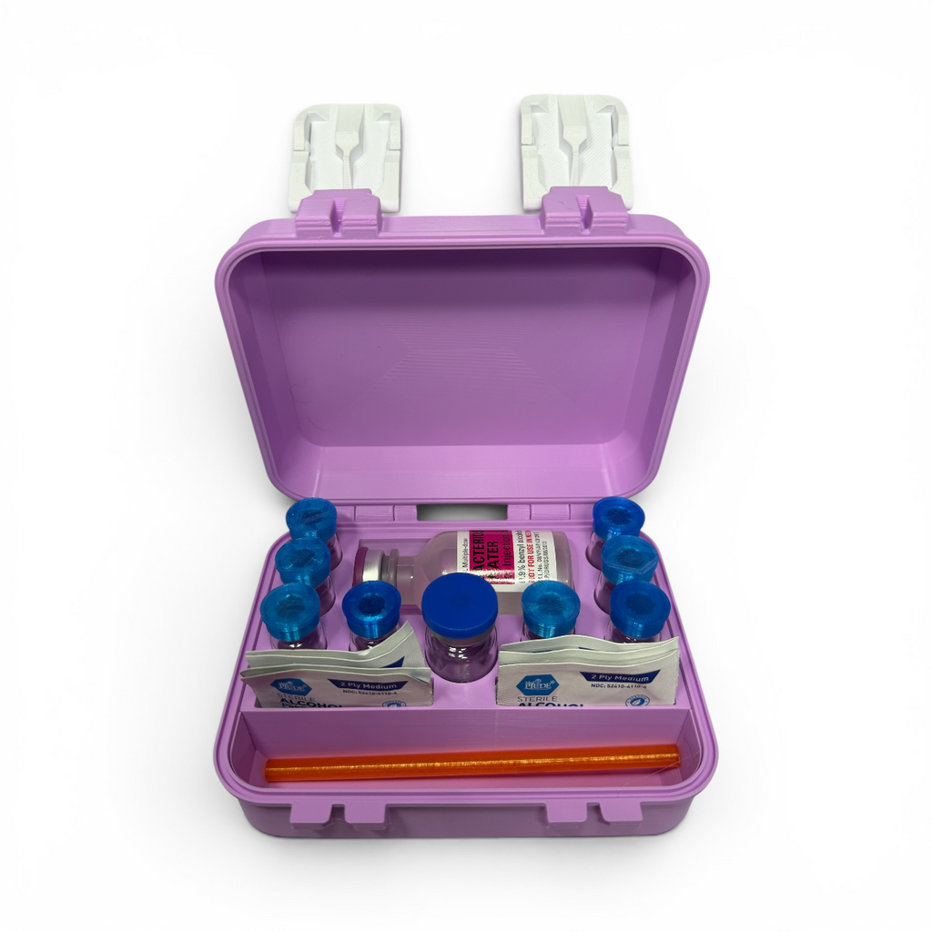 Mini Vault Peptide Storage Container 3mL/10mL + Bac
