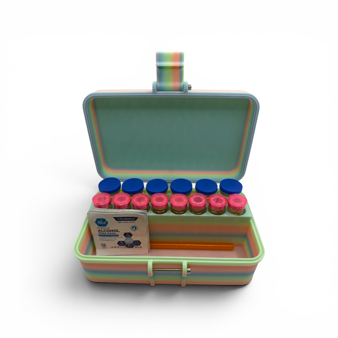 3mL/10mL Peptide Storage Case Plus Accessories. 3x10mL 8x 3mL