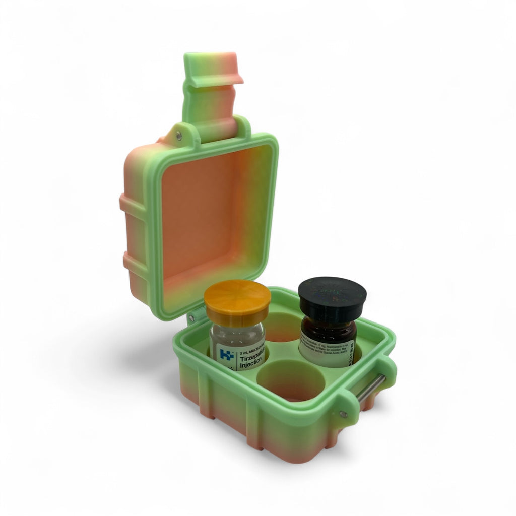 5ml Peptide Storage Box ( 5ml x 4 ) Compounded Medication Storage, GLP1  Safe Fridge Storage,