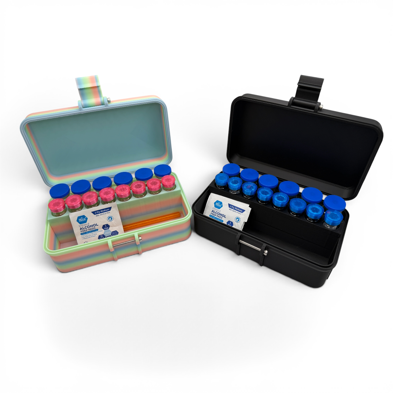3mL/10mL Peptide Storage Case Plus Accessories. 3x10mL 8x 3mL