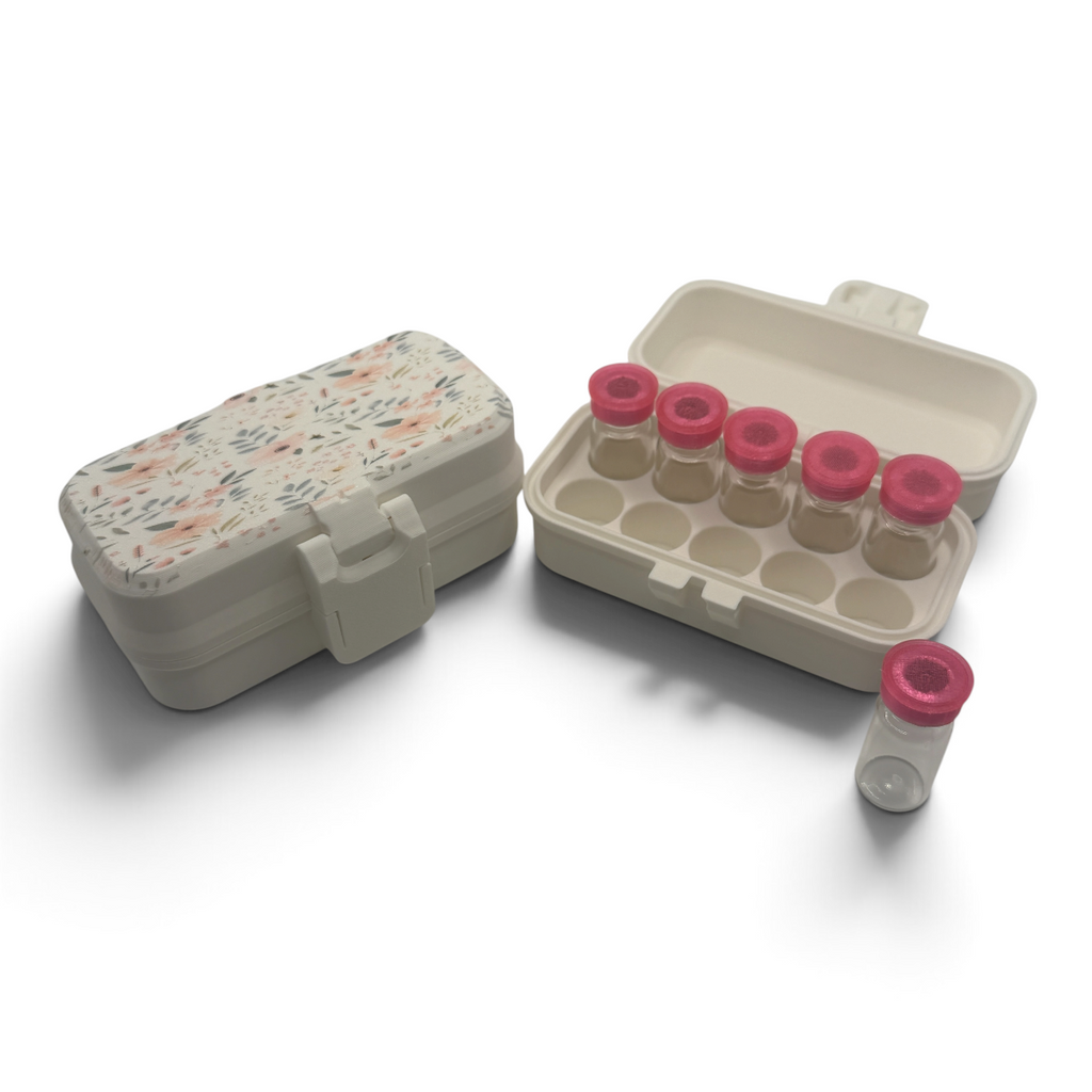 3mL Floral Pattern Peptide Case
