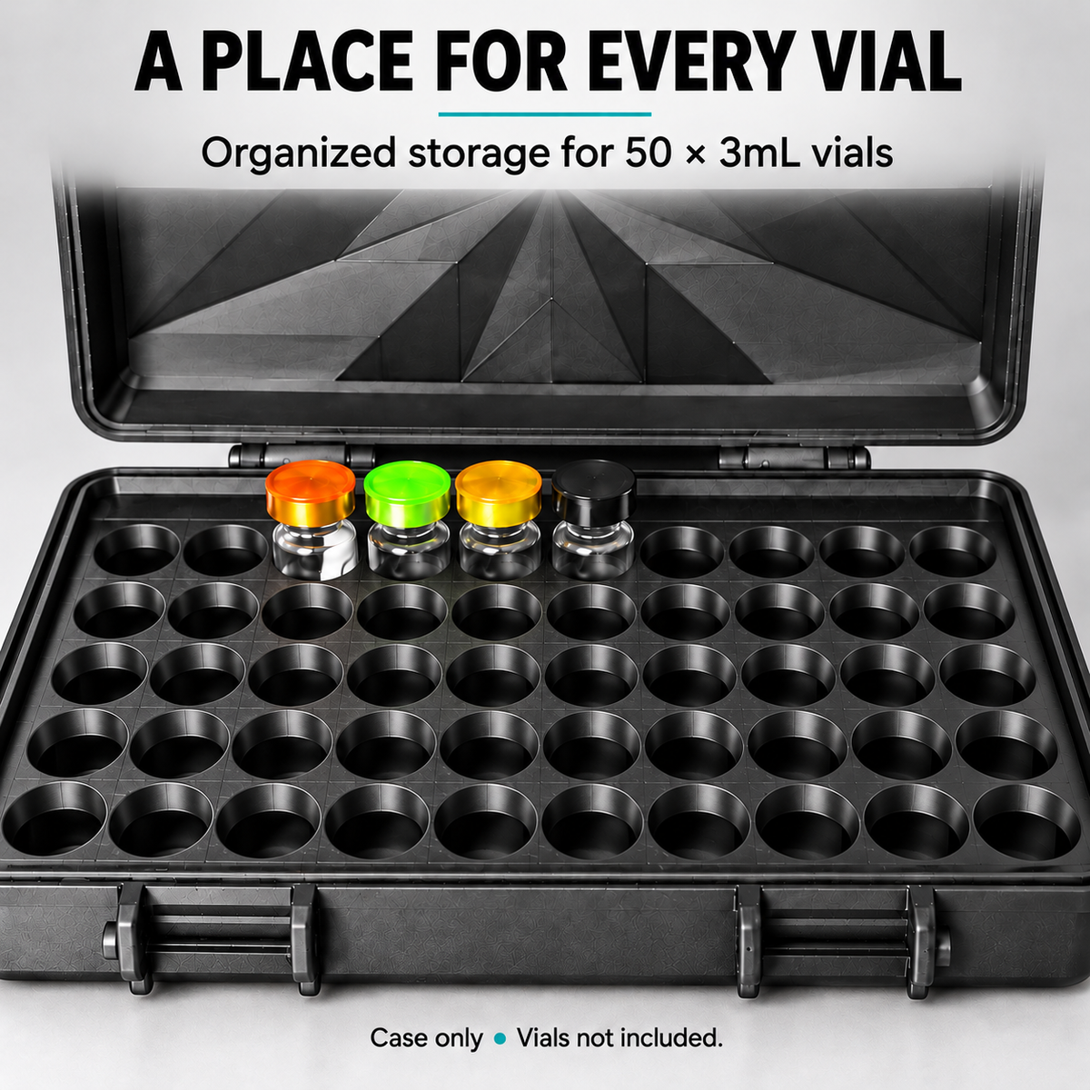 50 Vial 3mL Storage Case
