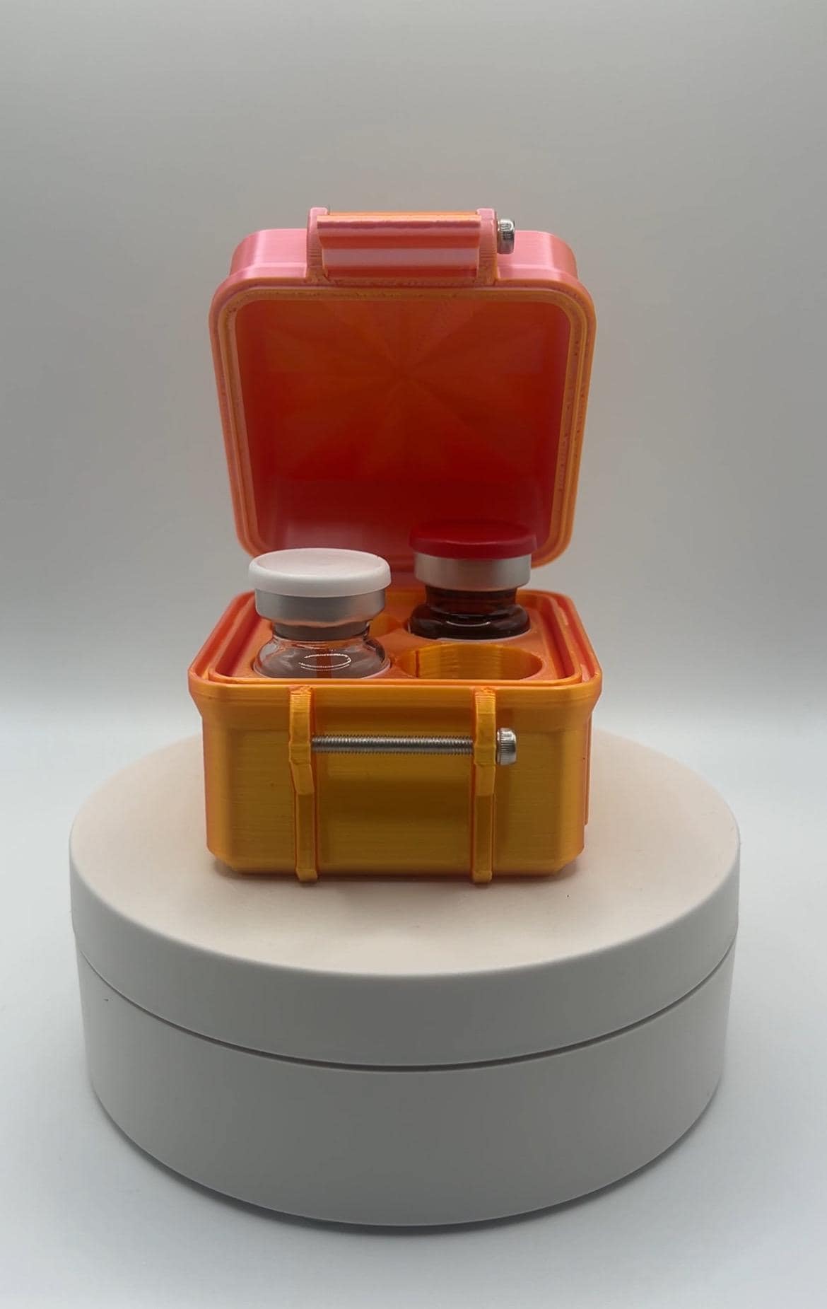 5ml Peptide Storage Box ( 5ml x 4 ) Compounded Medication Storage, GLP1  Safe Fridge Storage, Tirzepatide Storage