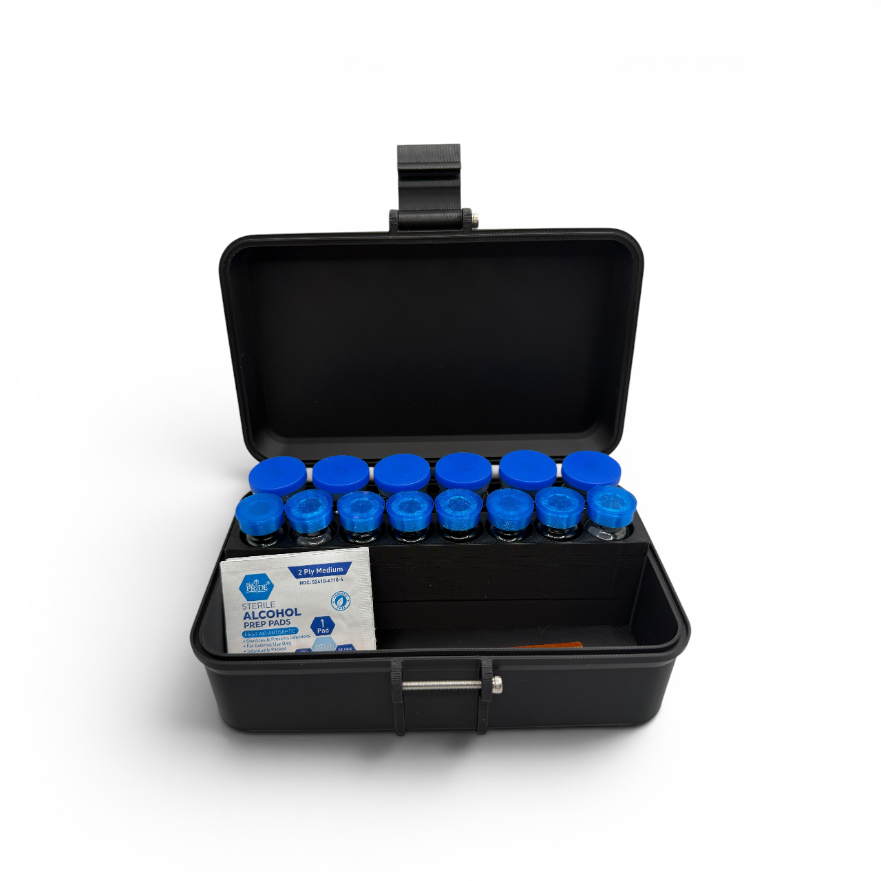 3mL/10mL Peptide Storage Case Plus Accessories. 3x10mL 8x 3mL