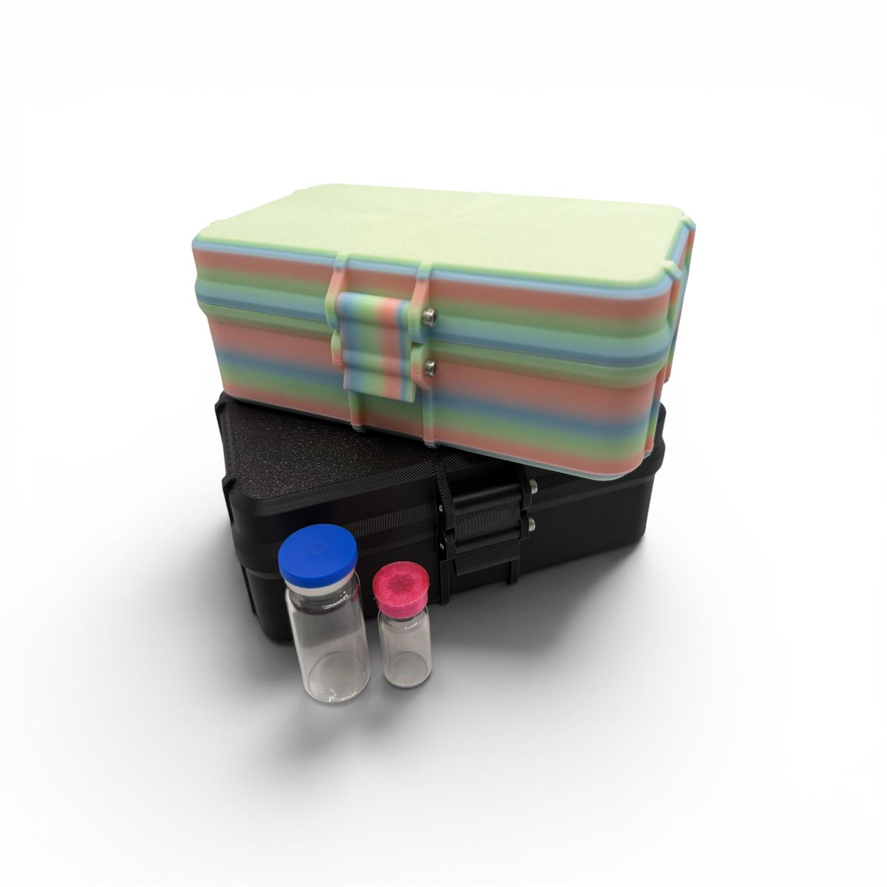 3mL/10mL Peptide Storage Case Plus Accessories. 3x10mL 8x 3mL
