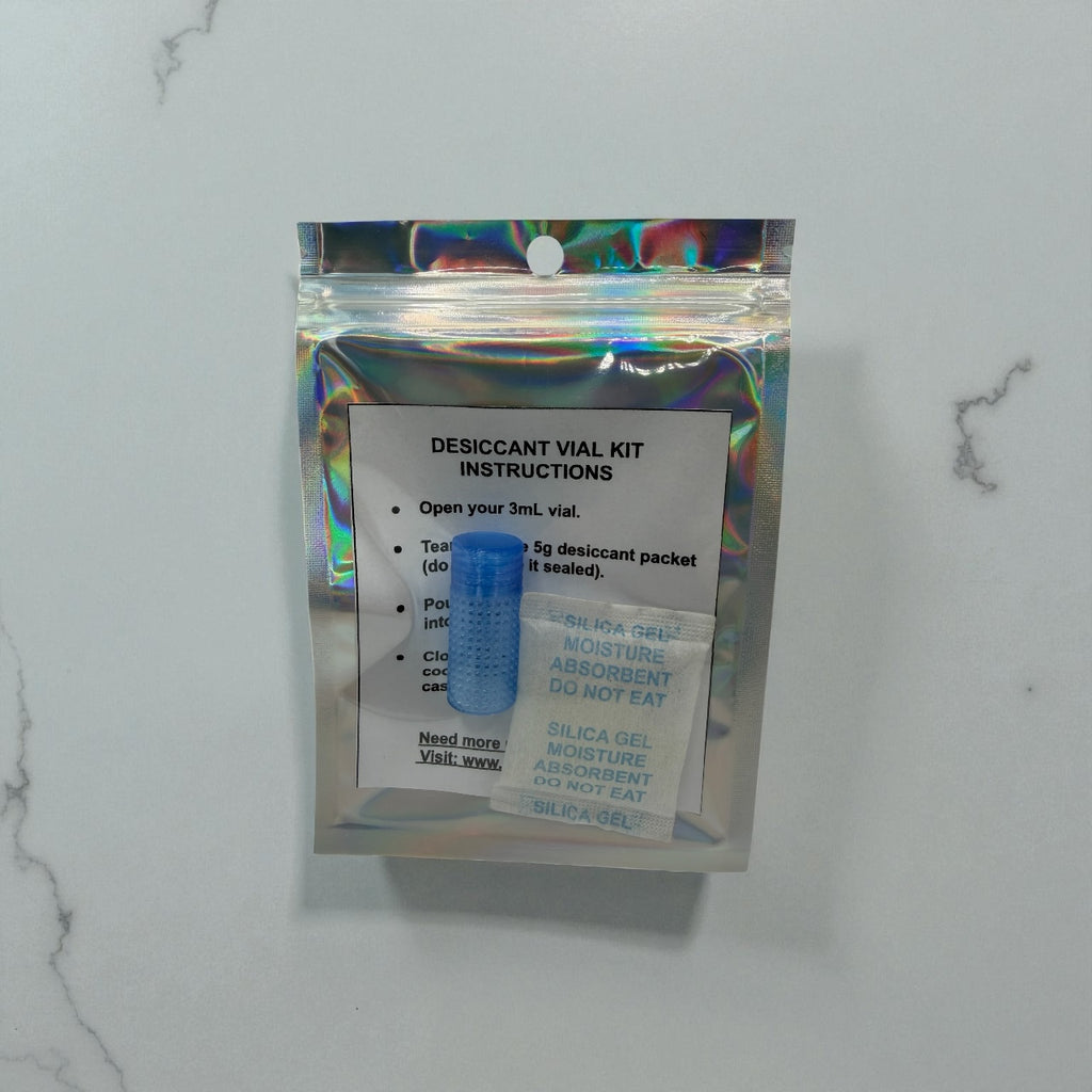 3mL Peptide Desiccant Vial Kit
