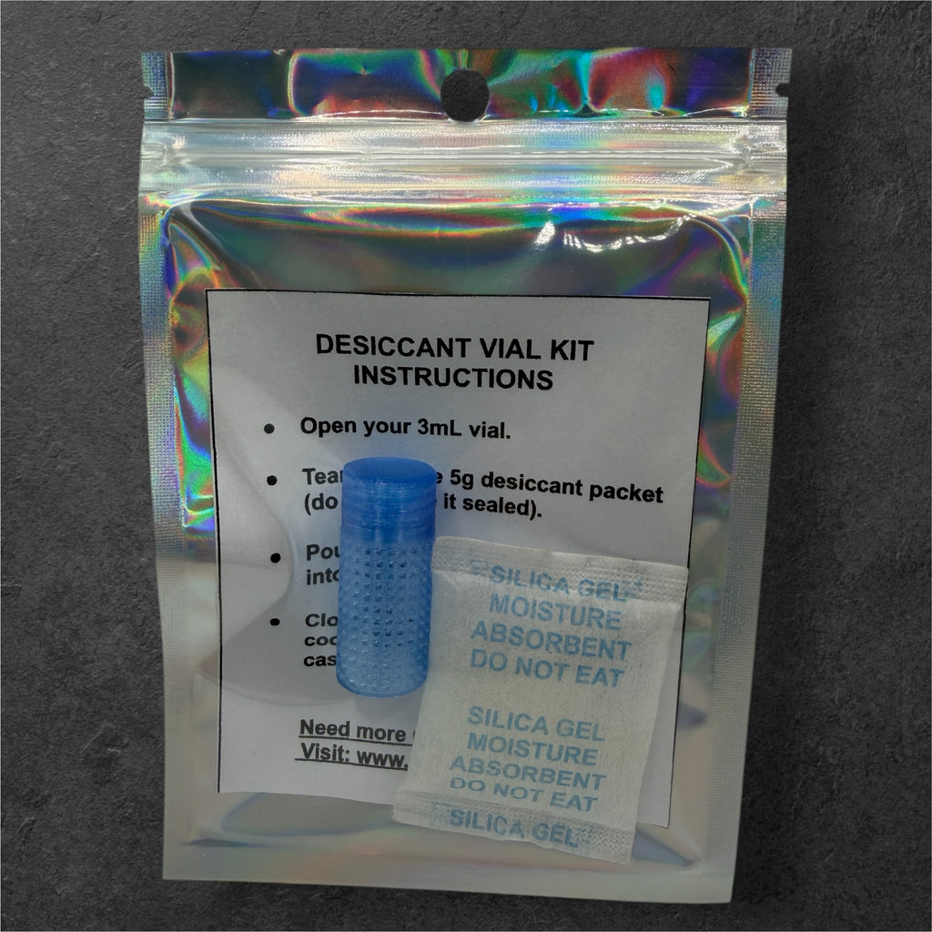 3mL Peptide Desiccant Vial Kit