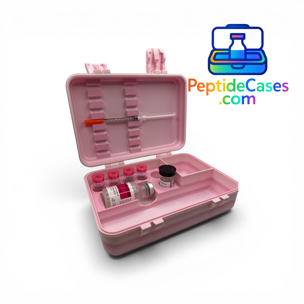 Multi-Vial Storage Case | Holds 7 Vials + Syringes | Compact Organizer