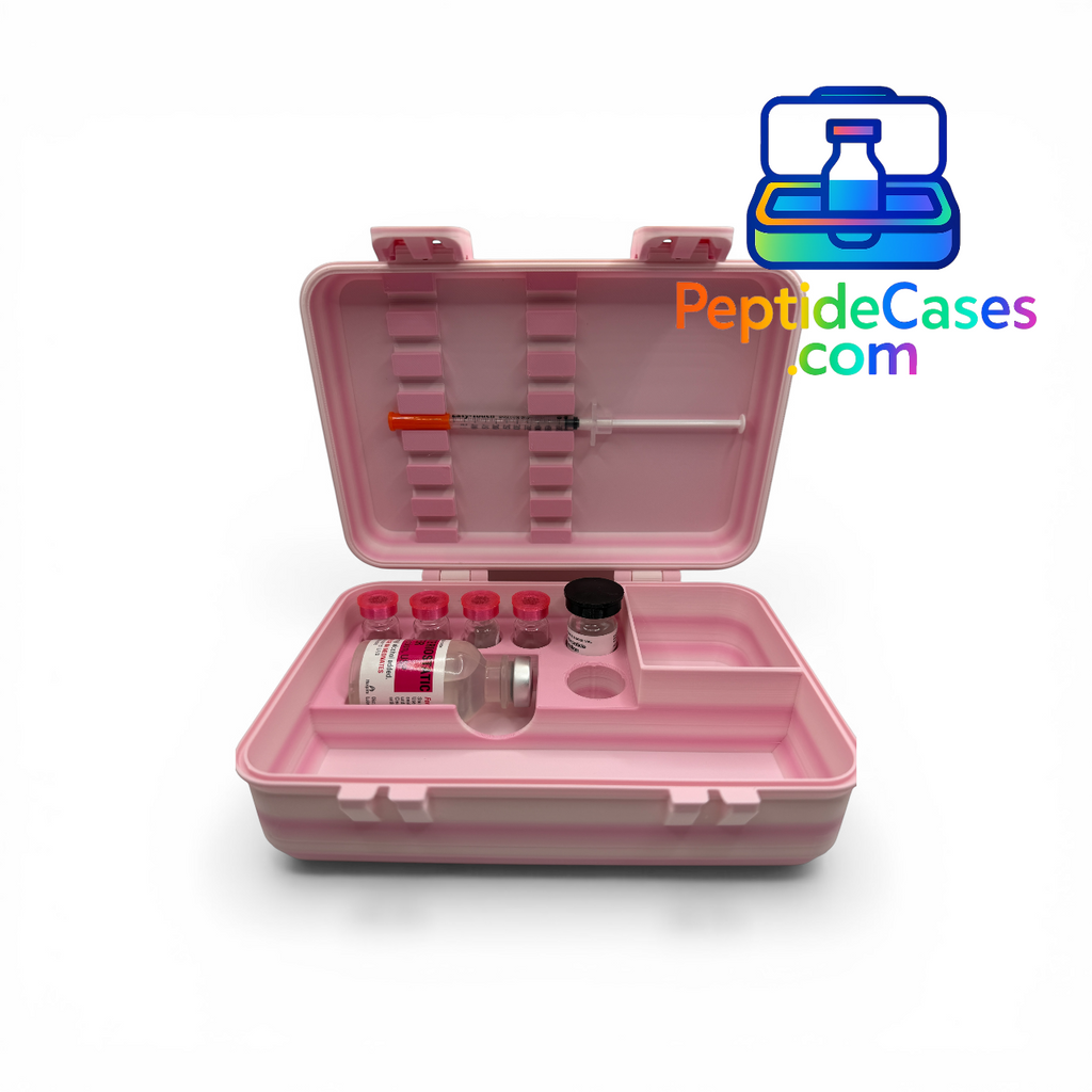 Multi-Vial Storage Case | Holds 7 Vials + Syringes | Compact Organizer