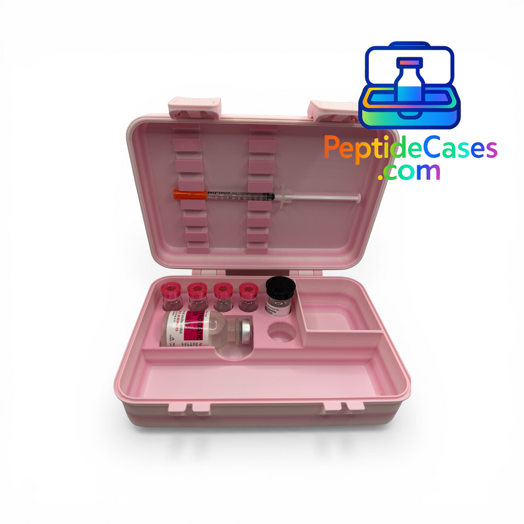 Multi-Vial Storage Case | Holds 7 Vials + Syringes | Compact Organizer