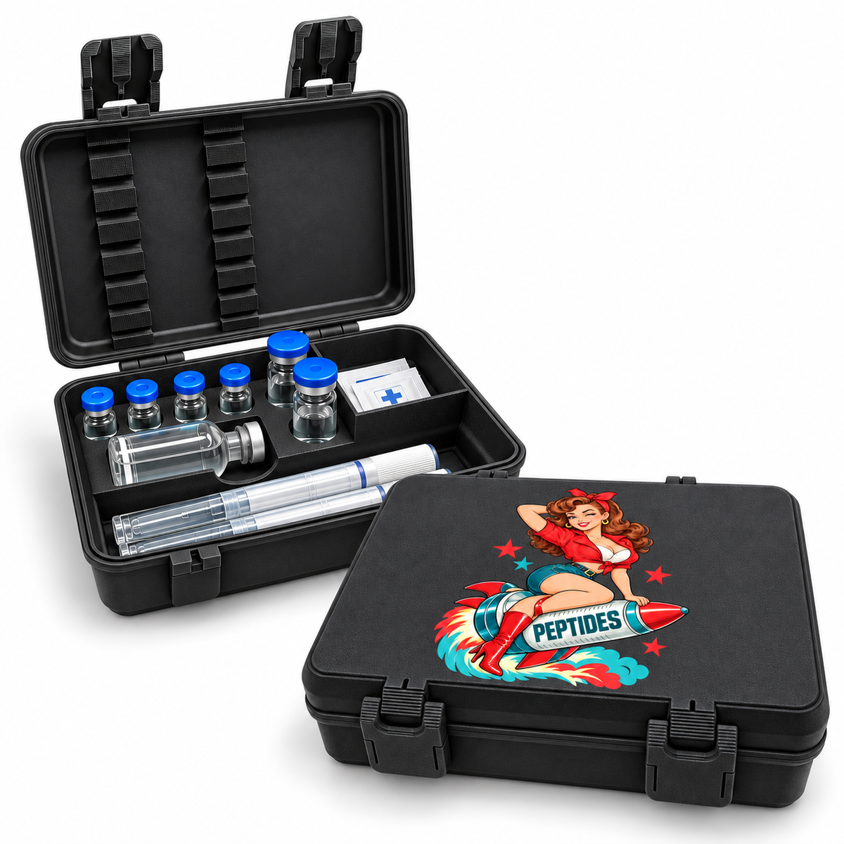 Multi Vault Peptide Case Pin Up Girl Edition